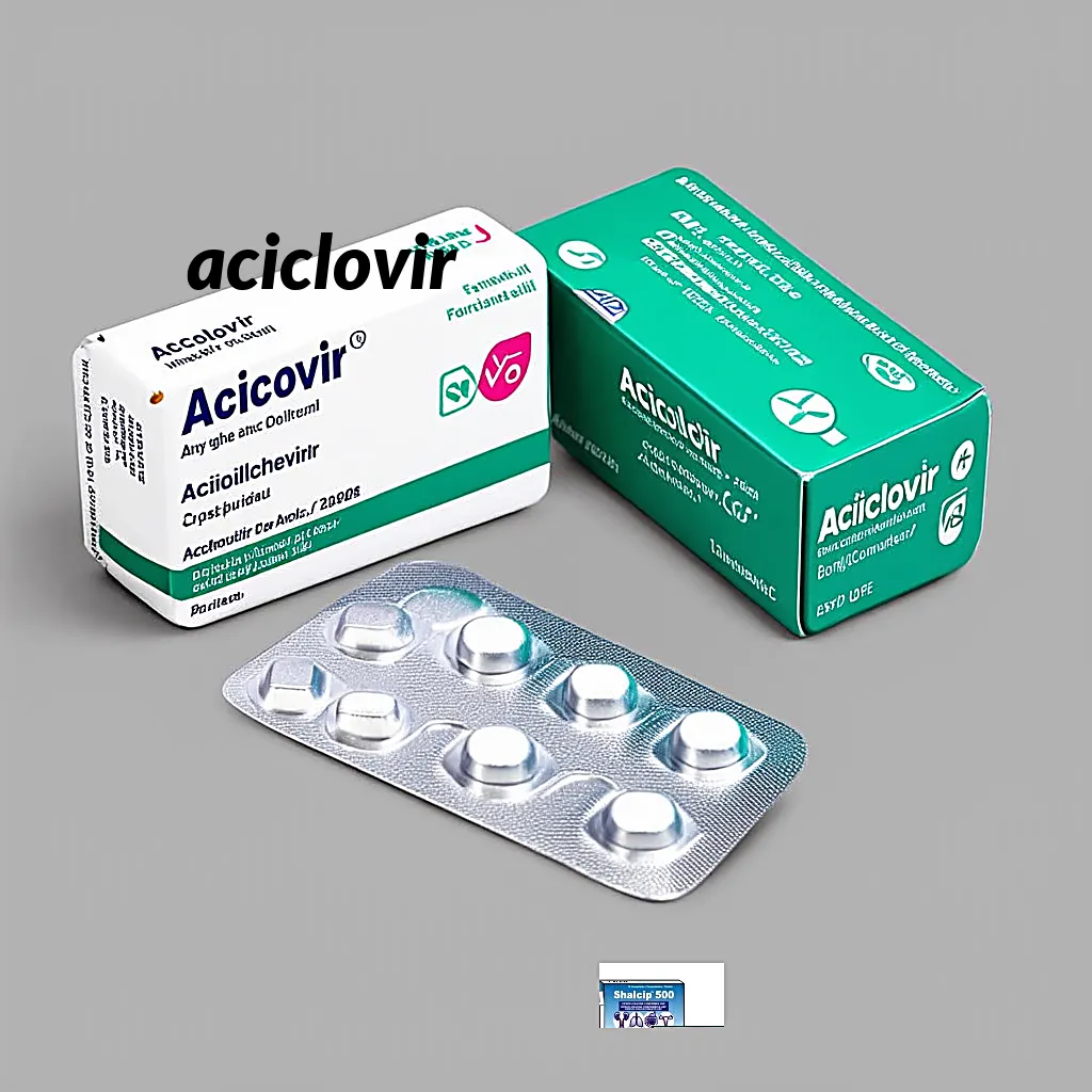 Aciclovir en comprimidos precio